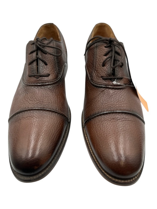 Alan Paine Shoe Size 10 Brown Leather Pebbled Dress Men's Shoes Brown / 10