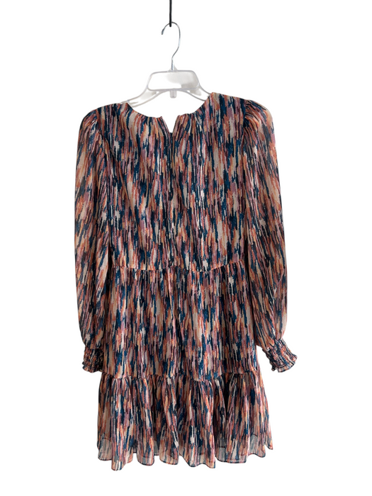 Willa Story Size XS Multi Polyester Crew Neck Back Zip Long Sleeve Dress Multi / XS