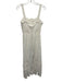 Loveshackfancy Size 4 White Cotton Lace Swiss Dot Button Down Midi Dress White / 4