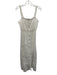 Loveshackfancy Size 4 White Cotton Lace Swiss Dot Button Down Midi Dress White / 4