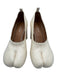 Maison Margiela Shoe Size 37.5 Cream White Leather Stacked Heel Tabby Pumps Cream White / 37.5