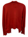 Nic+ Zoe Size M Red Orange Cotton Blend Long Sleeve Open Cardigan Red Orange / M