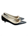 Rebecca Sanver Shoe Size 37 Black & White Manmade Material Pointed Toe Heels Black & White / 37