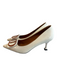 Fidi By Fendi Suofei Shoe Size 6.5 White Manmade Material Pointed Toe Heels White / 6.5