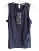 Classiques Entier Size M Gray Silk & Cotton Round Neck Sleeveless Beaded Top Gray / M