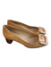 Tory Burch Shoe Size 6 Tan Patent Leather Square Toe Buckle Detail Shoes Tan / 6