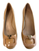 Tory Burch Shoe Size 6 Tan Patent Leather Square Toe Buckle Detail Shoes Tan / 6