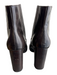 Pour la Victoire Shoe Size 6.5 Brown Leather Pointed Toe Stitch Design Booties Brown / 6.5