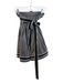 Anmani Size 8 Blue & White No Fabric Tag Side Zip Striped Waist length Skirt Blue & White / 8