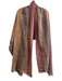Brooks Brothers Brown Wool & Viscose Paisley Fringe scarf Brown / L