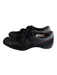 Paul Green Shoe Size 6.5 Black Leather Suede Red Stitching Velcro Strap Shoes Black / 6.5