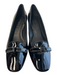 Patricia Shoe Size 37 Black Patent Leather Rubber Sole Block Heel Shoes Black / 37