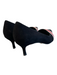 Carolina Herrera Shoe Size 36 Black Suede leather Leather Detail Stripe Heels Black / 36