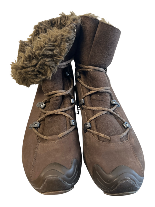 Merrell Shoe Size Est 7 Brown Suede leather Shearling Interior High Ankle Boots Brown / Est 7