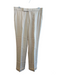 Ralph Lauren Purple Label Size 8 Cream Silk Zip Fly Side Pocket Cuffed Hem Pants Cream / 8