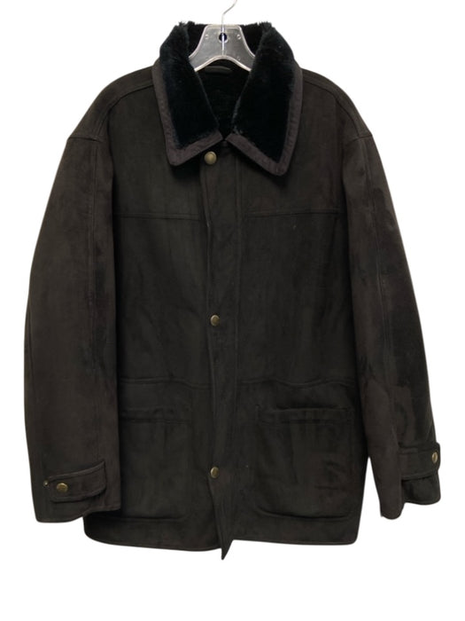Weatherproof Size M Black Polyester Solid Lined Men's Jacket Black / M