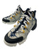 Dior Shoe Size 38 AS IS Blue & White Synthetic Tye Dye Laces Men's Shoes Blue & White / 38