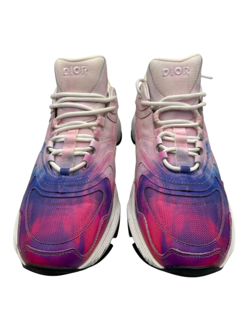 Dior Shoe Size 45 Purple, Pink & White Leather Low Top Men's Shoes Purple, Pink & White / 45