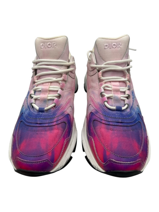 Dior Shoe Size 45 Purple, Pink & White Leather Low Top Men's Shoes Purple, Pink & White / 45