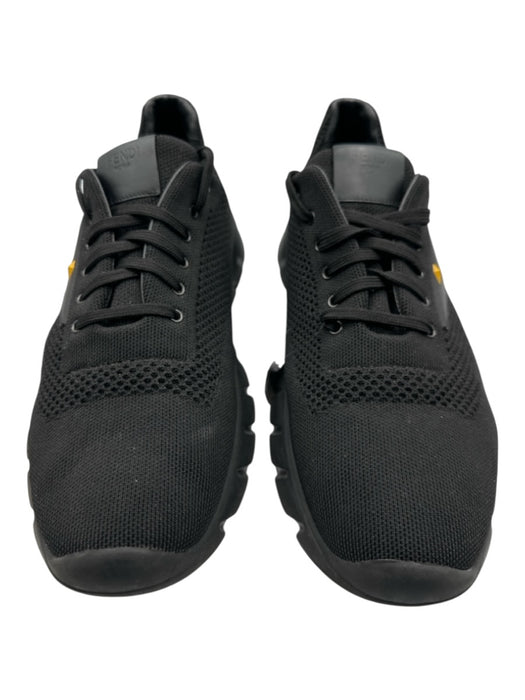 Fendi Shoe Size 12 Black Synthetic Solid Low Top Men's Shoes Black / 12