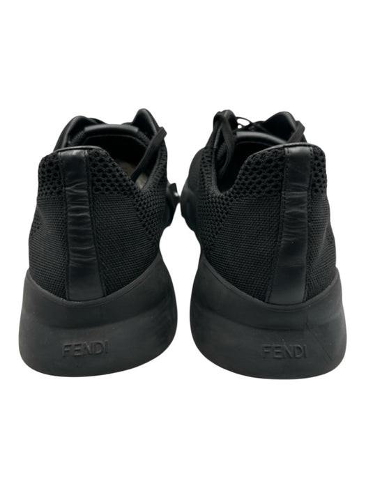 Fendi Shoe Size 12 Black Synthetic Solid Low Top Men's Shoes Black / 12