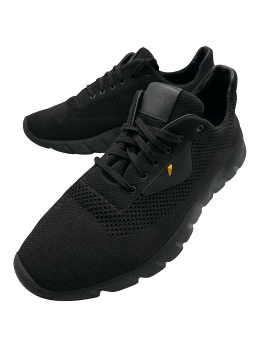 Fendi Shoe Size 12 Black Synthetic Solid Low Top Men's Shoes Black / 12