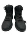 Prada Shoe Size 11 AS IS Black Leather Solid High Top Laces Men's Shoes Black / 11
