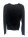Burberry Brit Size S Black Merino Wool Long Sleeve Top Black / S