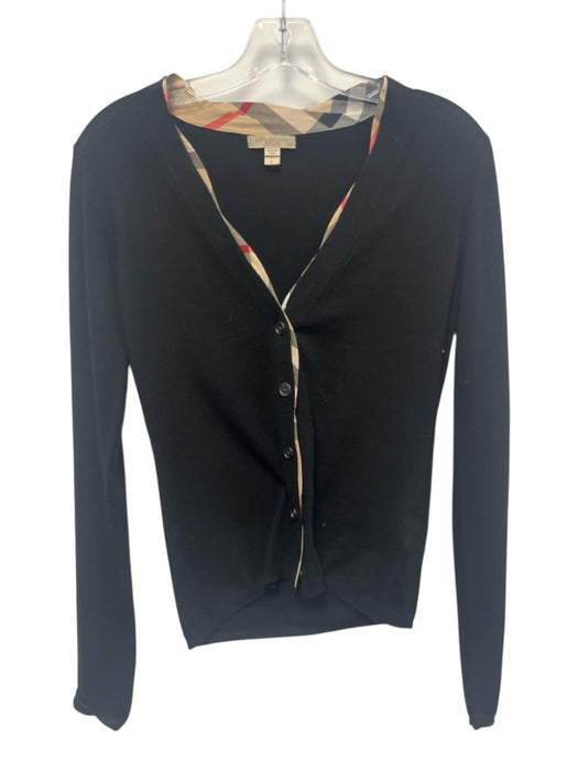 Burberry Brit Size S Black Merino Wool Long Sleeve Top Black / S