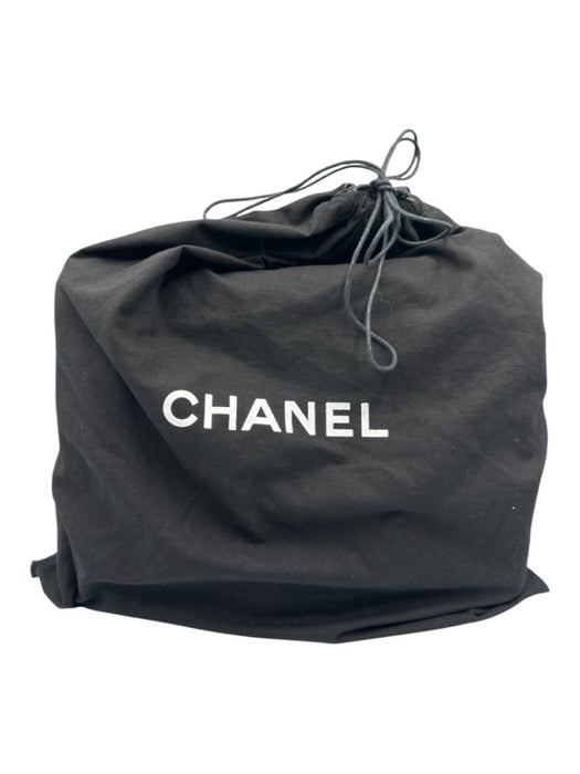 Chanel Dark Brown & Black Patent Leather Flap Quilted Pinch Lock Chain Strap Bag Dark Brown & Black / Large