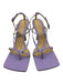 Bottega Veneta Shoe Size 42 Light Purple Leather Square Toe Strappy Sandals Light Purple / 42