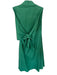 Meet me in Santorini Size Est S Green Cotton Halter Open Back Button Up Dress Green / Est S