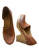 Korks Shoe Size 5.5 Brown Vegan Leather Heel Studded Clogs Brown / 5.5
