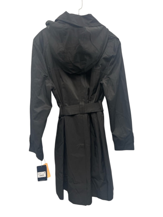 London Fog Size XL Black Cotton & Polyester Double Breasted Coat Black / XL