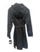 London Fog Size XL Black Cotton & Polyester Double Breasted Coat Black / XL