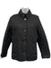 Burberry Brit Size L Black & Multi Polyester Long Sleeve Quilted Collar Jacket Black & Multi / L
