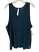 Vuori Size L Teal Blue Polyester Tank Top Men's Short Sleeve Teal Blue / L