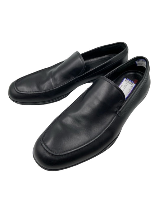 Prada Shoe Size 10 Black Leather Solid Men's Shoes 10