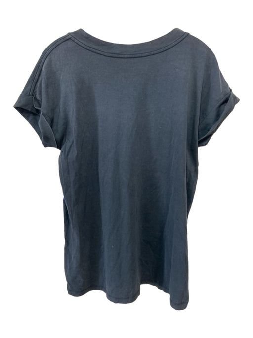 ALLSAINTS Size XS/S Black & Multi Cotton Blend Short Sleeve graphic T Shirt Top Black & Multi / XS/S