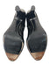 Prada Shoe Size 39.5 Dark Brown Leather Pointed Toe Platform Side Zip Booties Dark Brown / 39.5