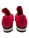 iRi Shoe Size 38.5 Red, Black, White Neoprene Almond Toe Rubber Sole Sneakers Red, Black, White / 38.5