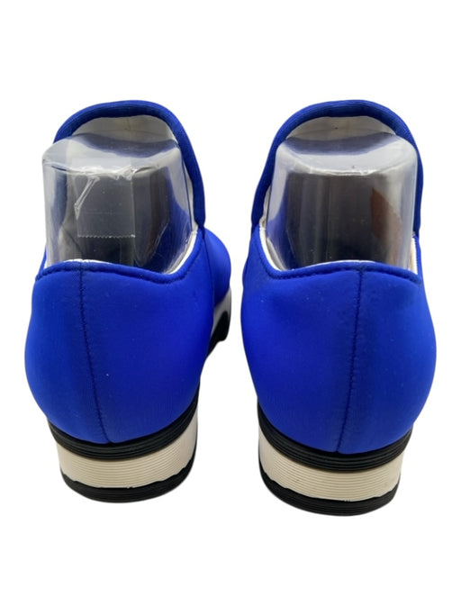 iRi Shoe Size 38.5 Blue, Black, White Neoprene Slip On color block Sneakers Blue, Black, White / 38.5