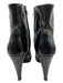 Prada Shoe Size 39.5 Black Leather Almond Toe Platform Side Zip Booties Black / 39.5