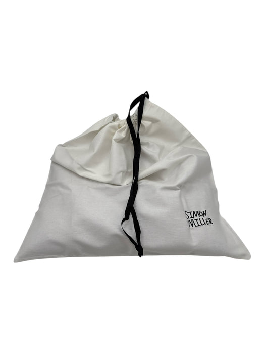 Simon Miller Red & Black Faux Leather Snake Print Adjustable Strap Bag Red & Black / Medium