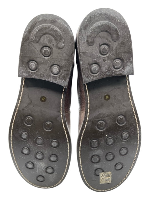 Casadei Shoe Size 10 Taupe Leather Round Toe Buckle Detail Wrinkled Booties Taupe / 10