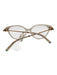 Tiffany & Co. Blush Pink Acetate Clear Frame Cat Eye Demo Lens Round Glasses Blush Pink