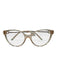 Tiffany & Co. Blush Pink Acetate Clear Frame Cat Eye Demo Lens Round Glasses Blush Pink
