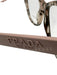 Prada Pink & Brown Acetate Tortoiseshell Cat Eye Demo Lens Glasses Pink & Brown
