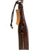 Brahmin Brown Croc embossed Leather Gold Hardware Crescent Shoulder Bag Brown / M
