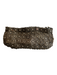 Kenny Ma Gold Metallic Mesh Filigree chain link strap Rhinestones Bag Gold / Mini